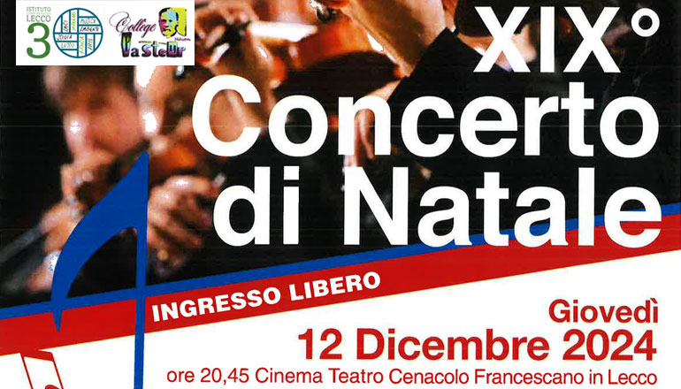 Avis Lecco concerto di Natale 2024